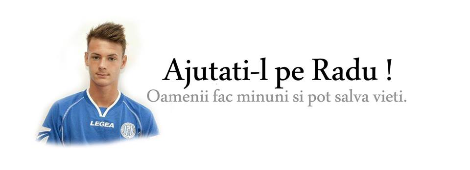 Pagina de Facebook „Ajutați-l pe Radu”